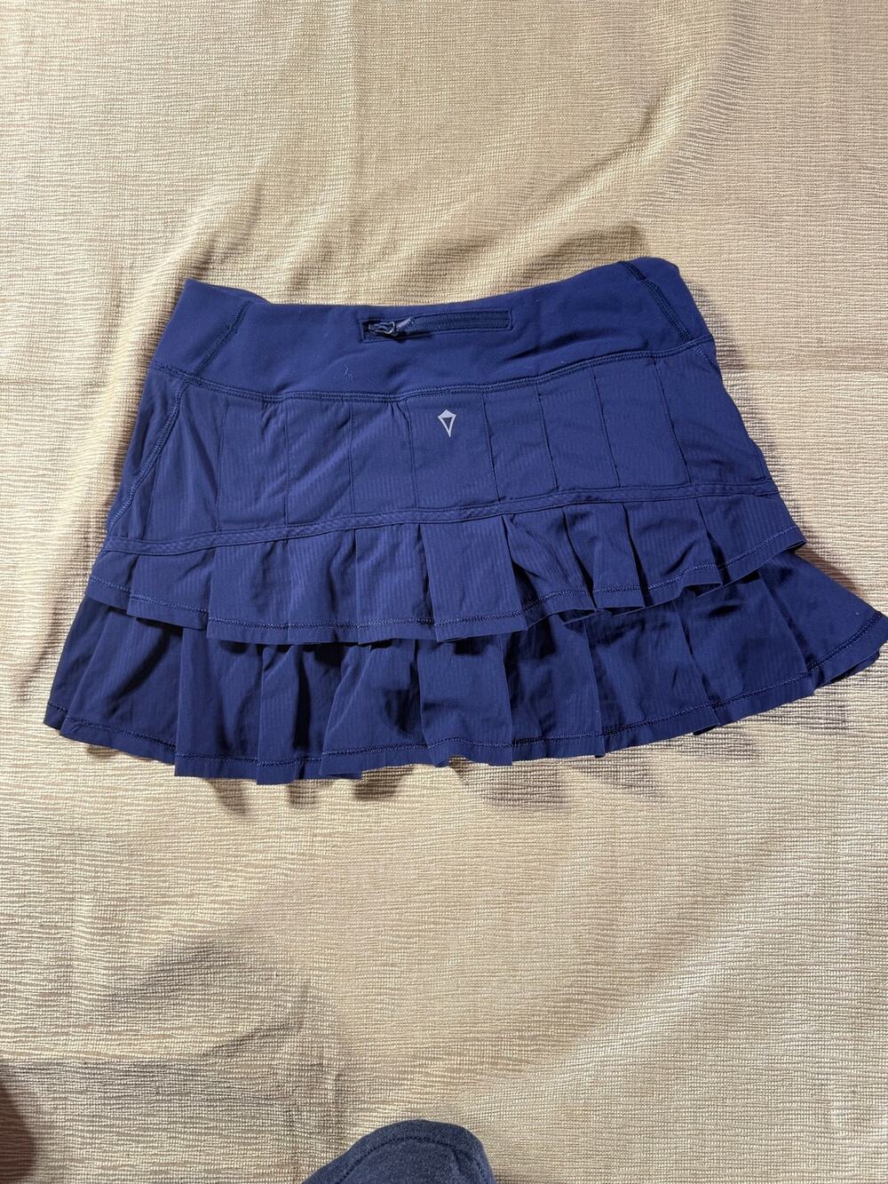 Ivivva by Lululemon Girls 14 Navy Ruffle Tennis Skort Athletic Running Skirt